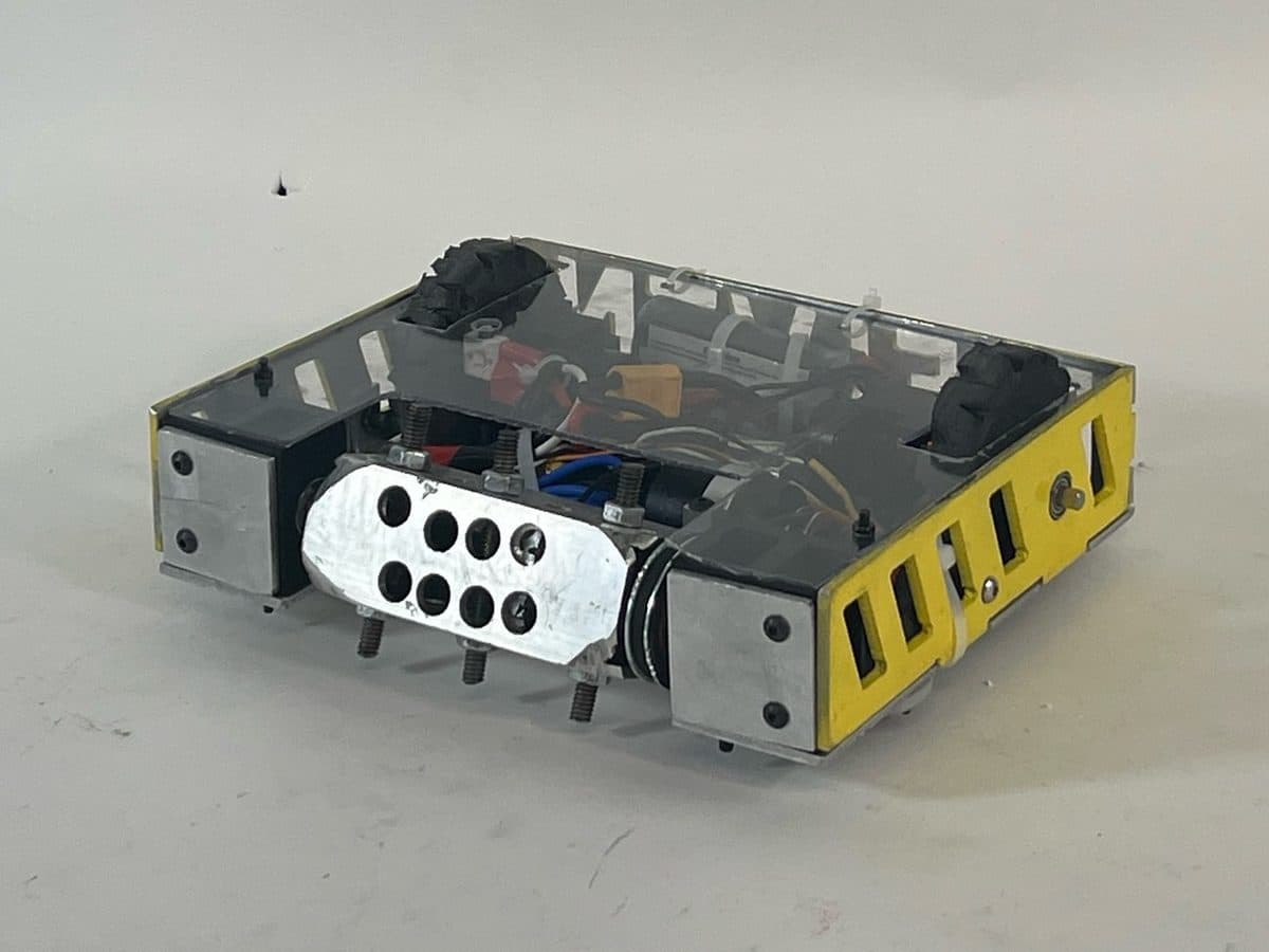 Melvin V2 three-quarter view, drum forward